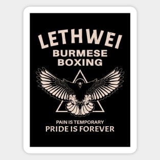 Lethwei Eagle Magnet